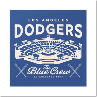 Vintage Dodgers 3 by Buck Tee Posters and Art